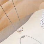 Vòng cổ Ngọc trai Tự nhiên Xuyên tâm 8mm Bạc S925