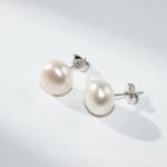 Bông Tai Ngọc Trai Nụ Tự Nhiên 6mm AAA+ Bạc S925 Cao cấp